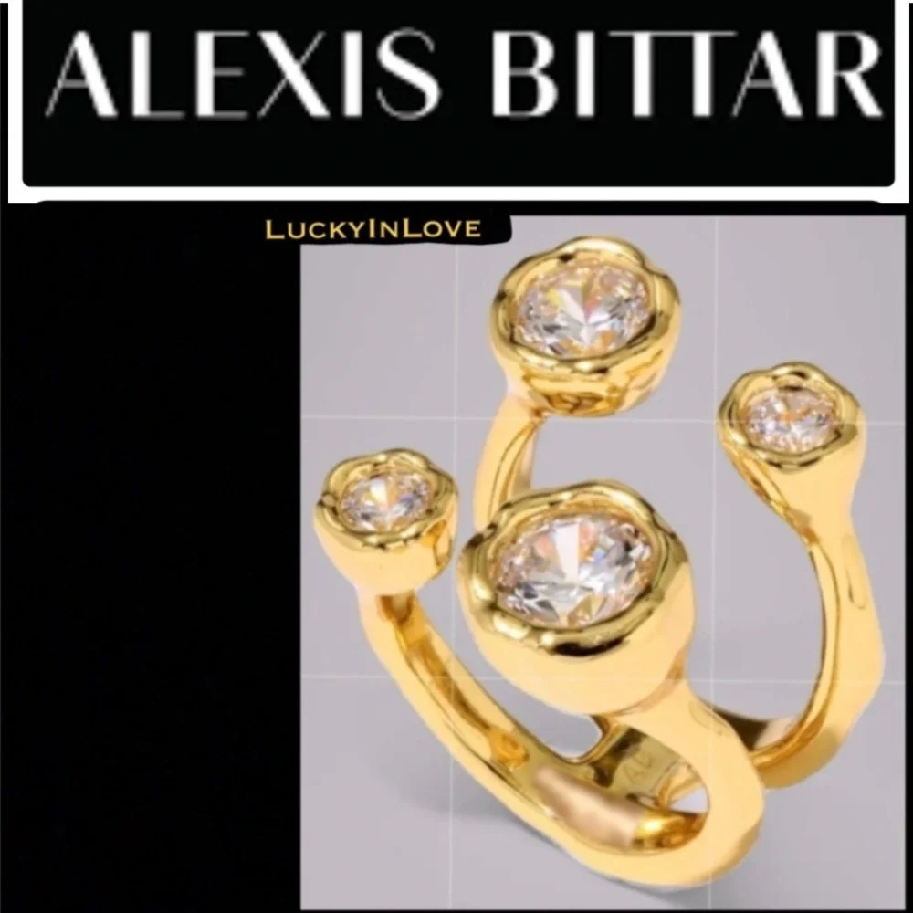 ALEXIS BITTAR • Asterales Gold Open Ring